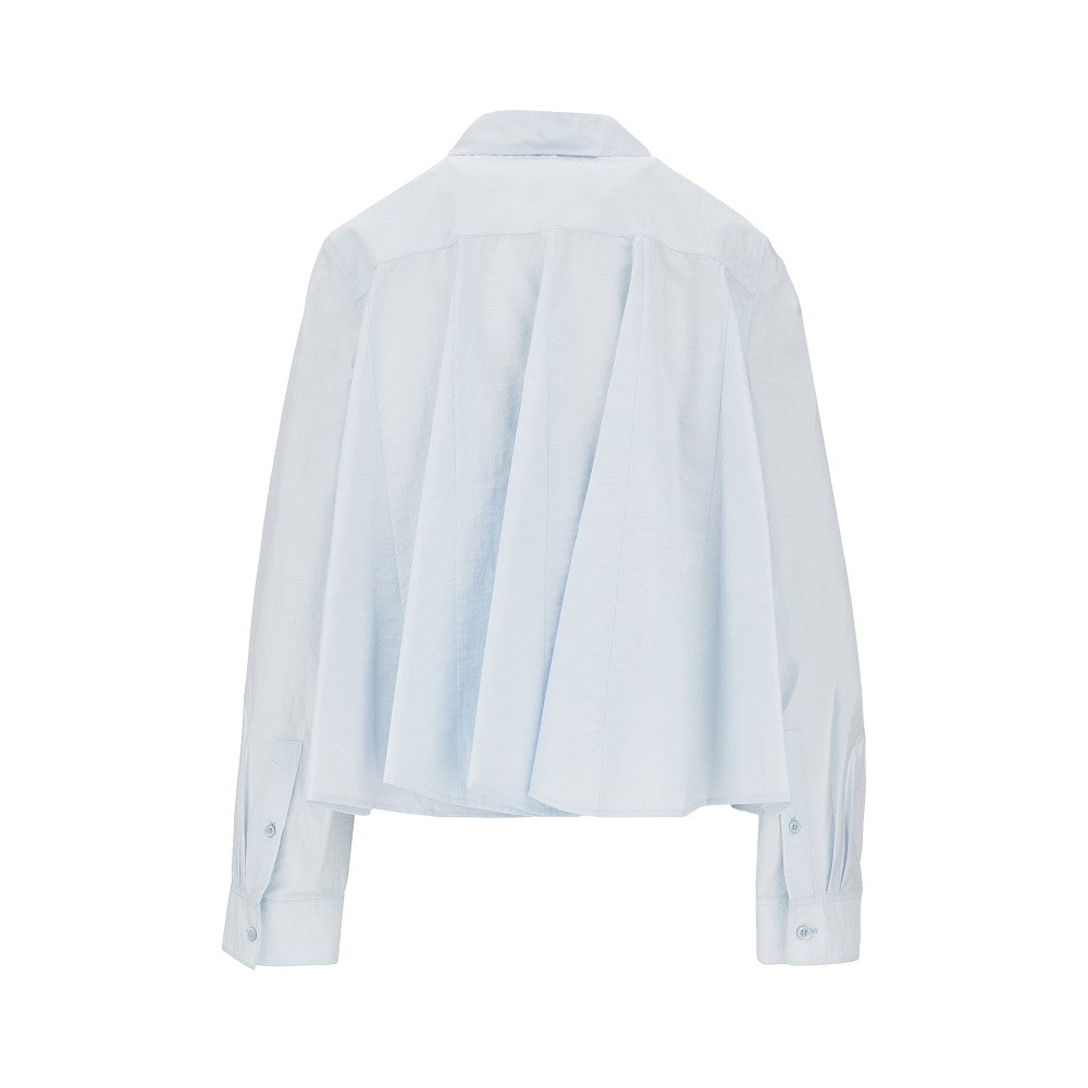Camicia in misto cotone con ricamo Anagram