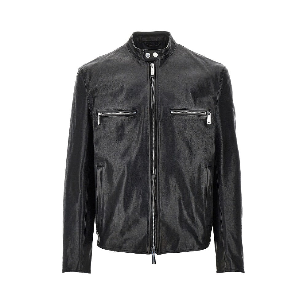 Giacca Biker in pelle