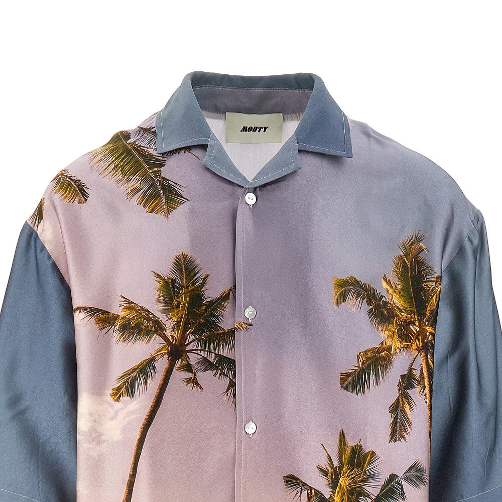&#39;Axel&#39; printed viscose shirt