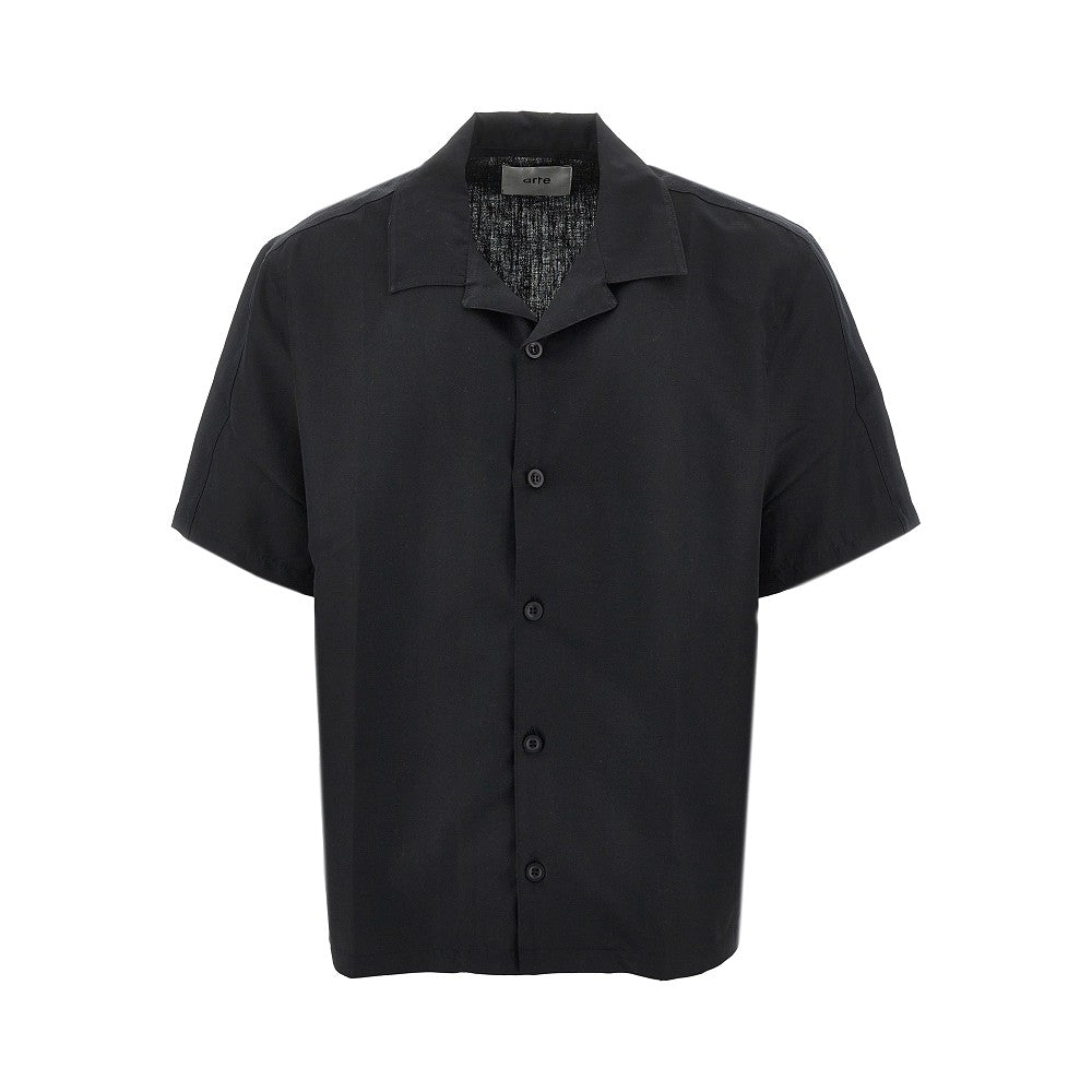 Nylon and linen shirt