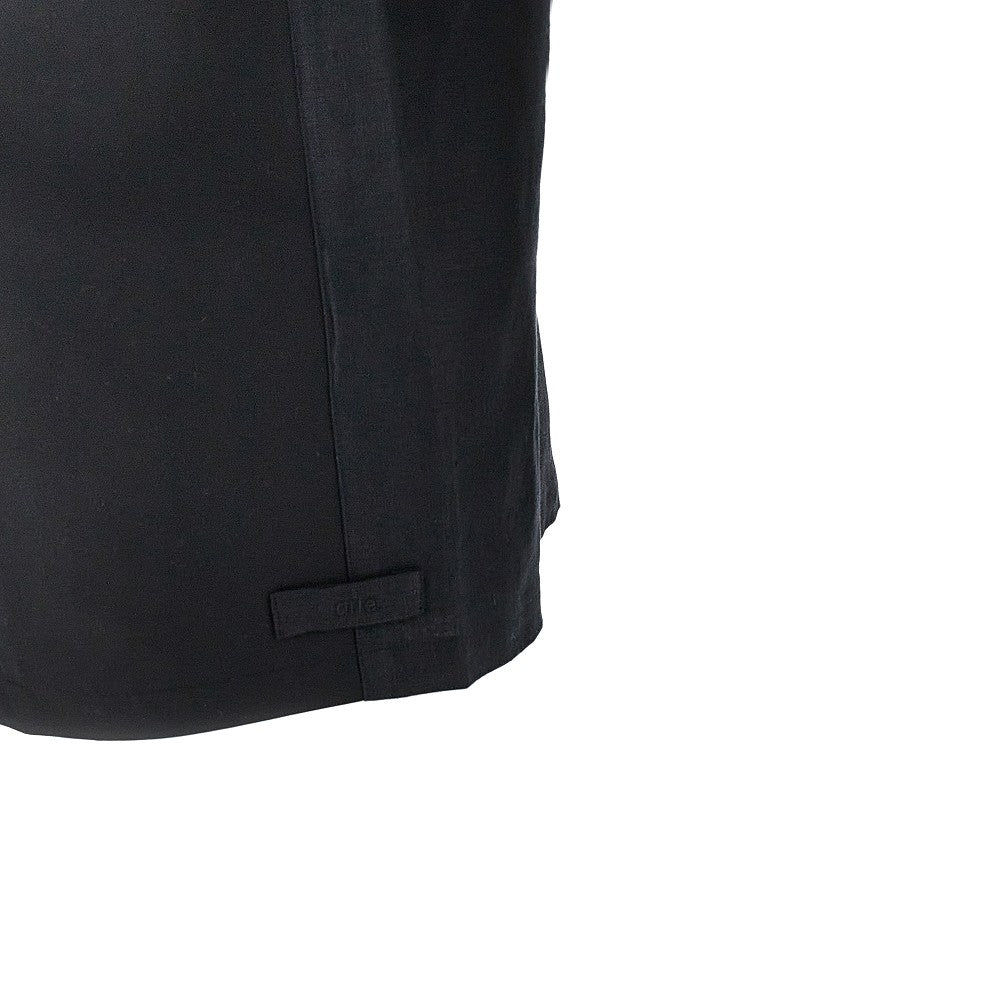 Nylon and linen shirt