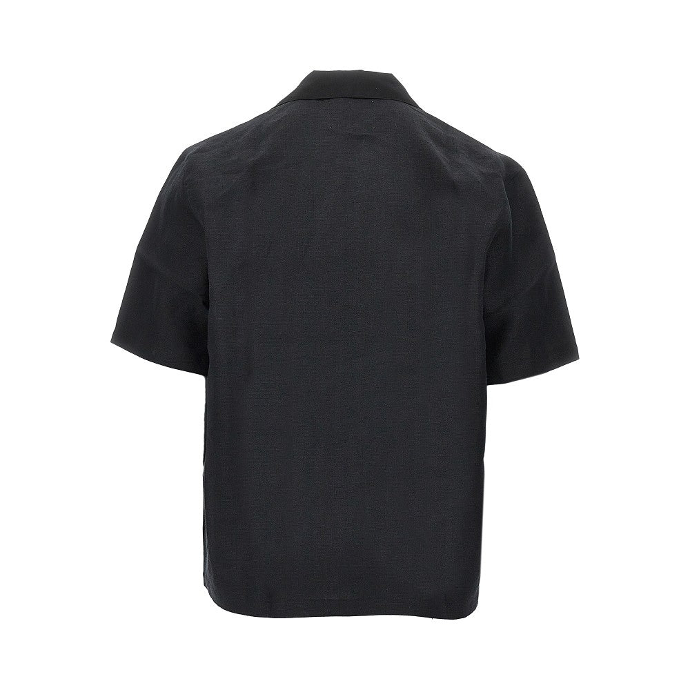 Nylon and linen shirt