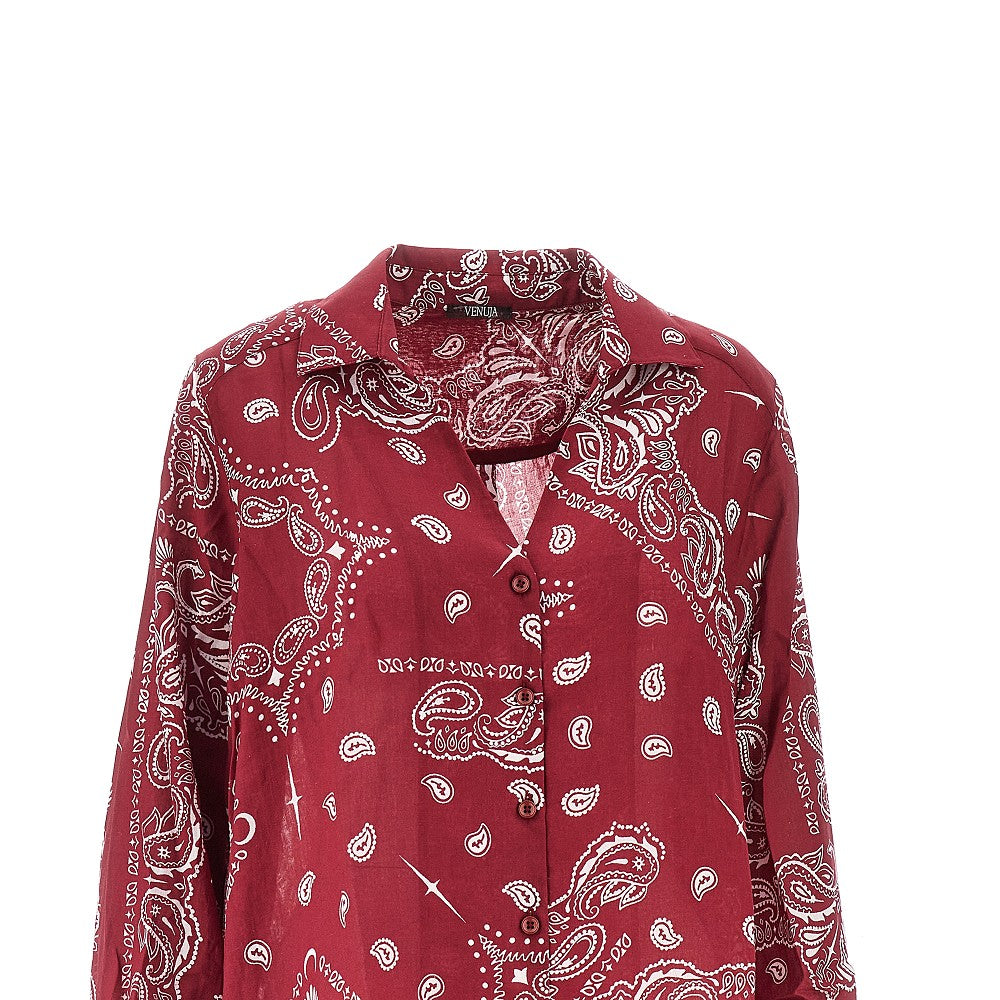 Bandana print oversized shirt