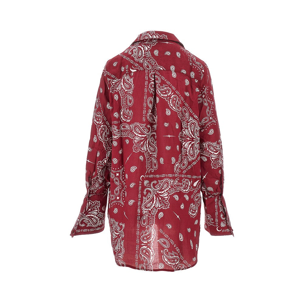 Bandana print oversized shirt