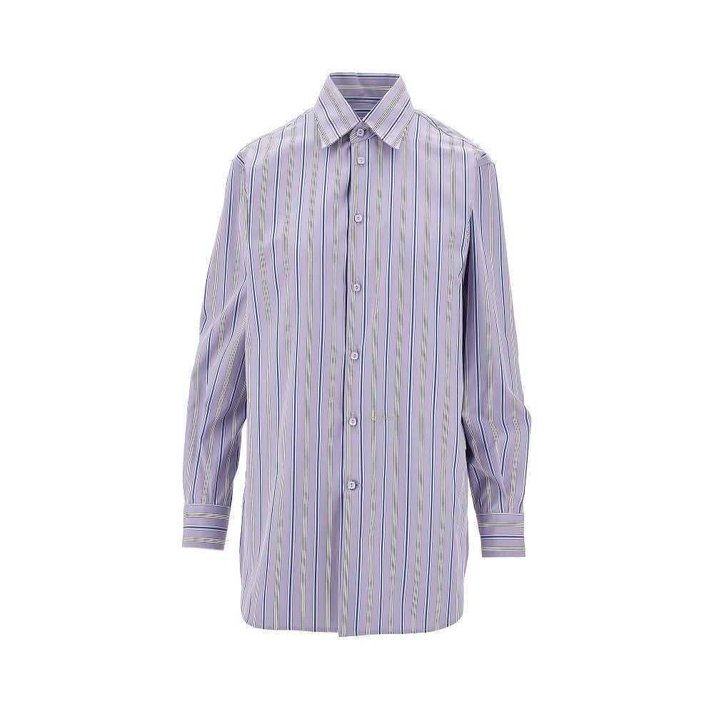 Striped popline &#39;Cristal&#39; shirt