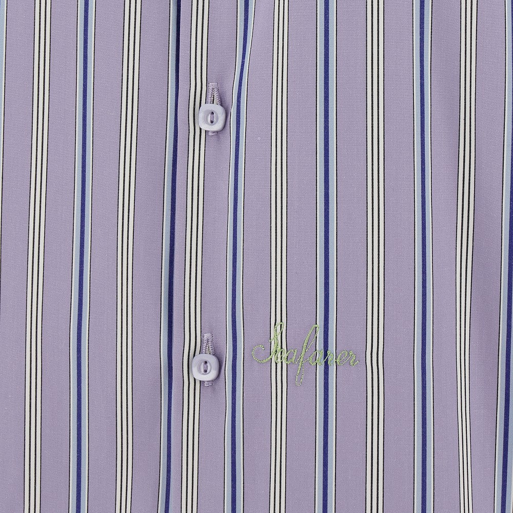 Striped popline &#39;Cristal&#39; shirt