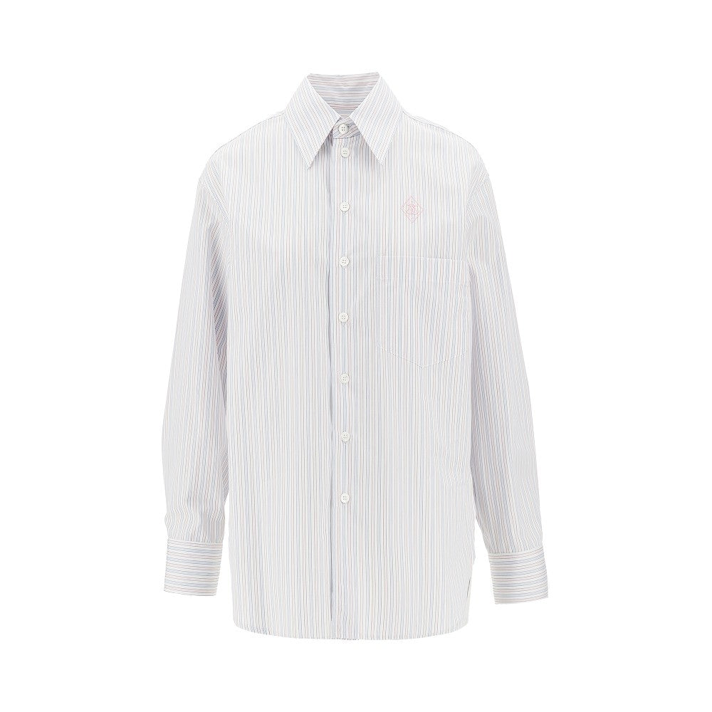 'Kim' striped poplin shirt