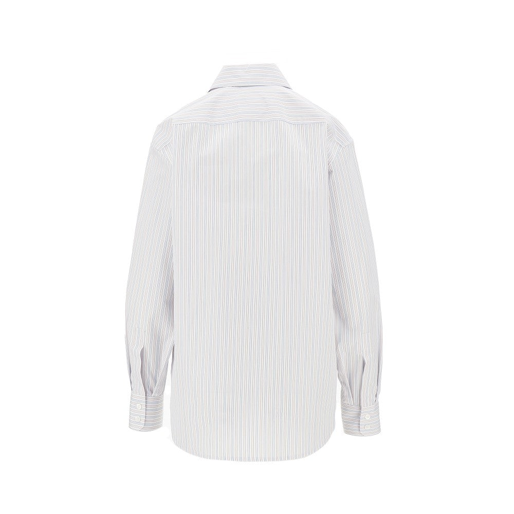 'Kim' striped poplin shirt