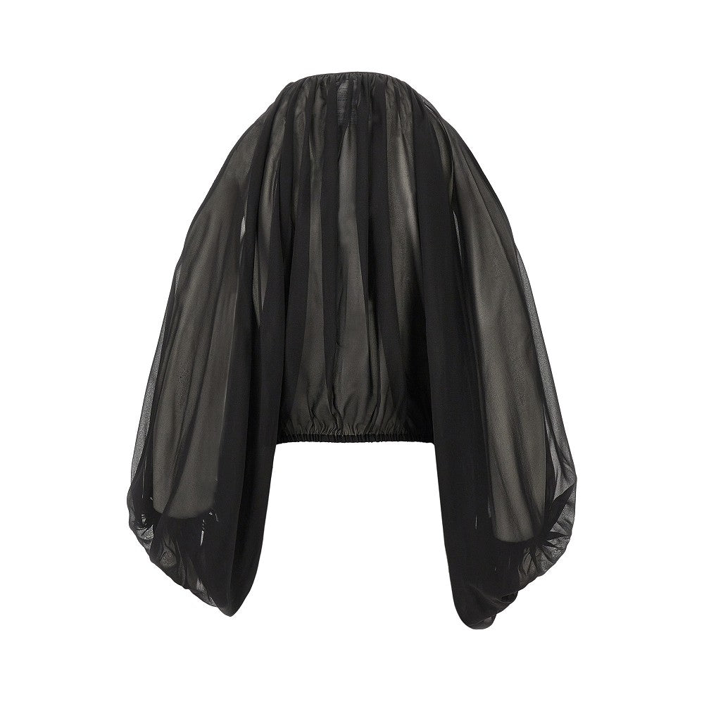 'Vesta' stretch georgette blouse