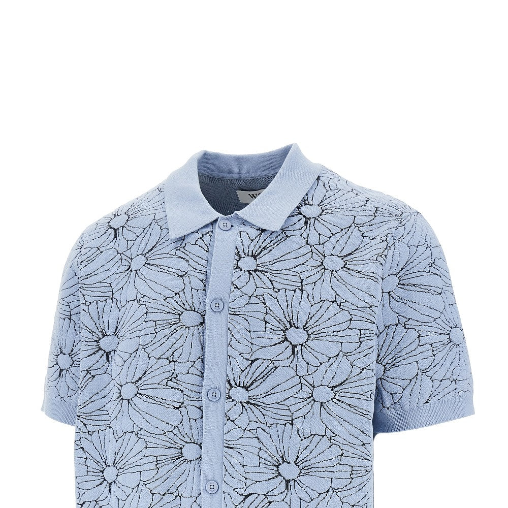 Camicia 'Tellaro' in maglia jacquard