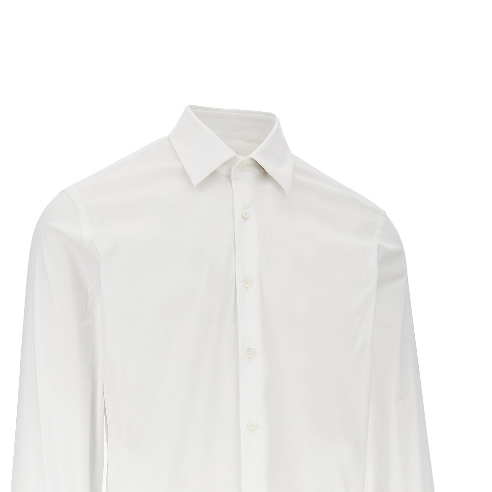 Camicia in popeline stretch