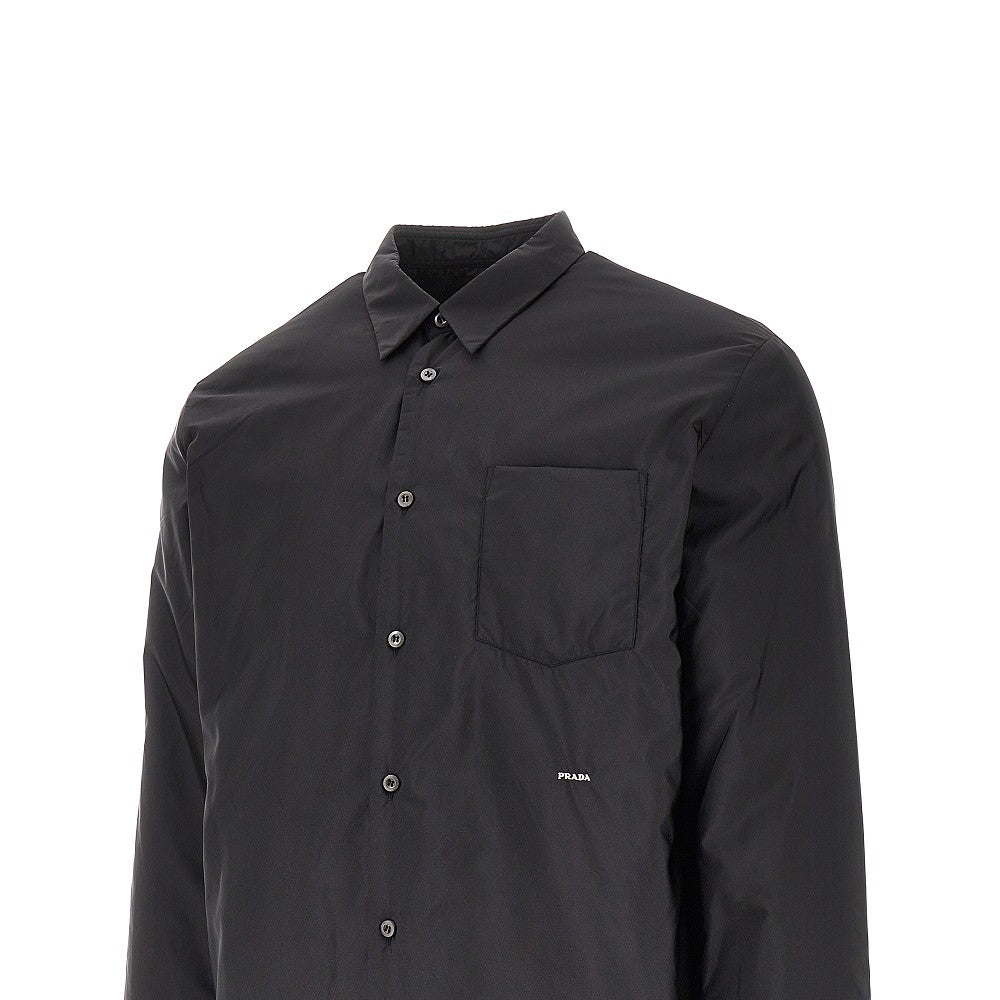Overshirt in Re-Nylon imbottito