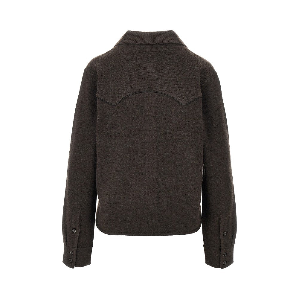 Camicia Western in cachemire