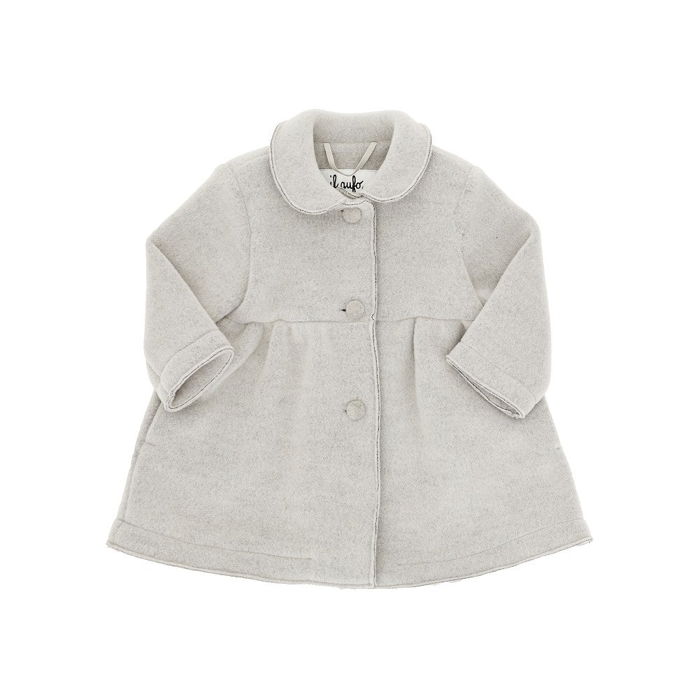 Cappotto in panno di misto lana vergine