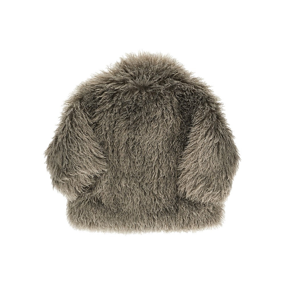 Giacca in pelliccia sintetica