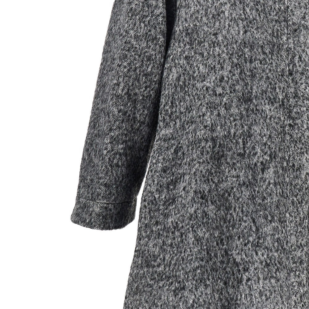 Mélange wool blend coat