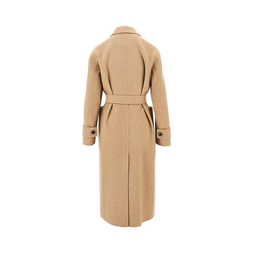 Midi camel coat