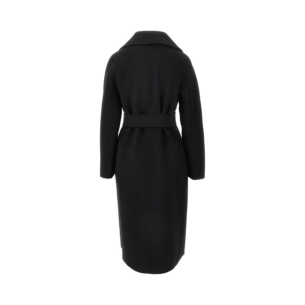 Midi cloth coat with belt