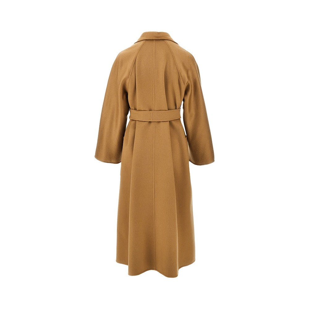 Midi cloth coat with belt