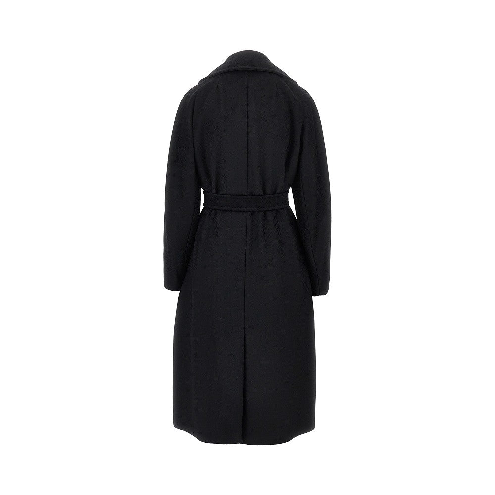 Cappotto midi in panno con cintura