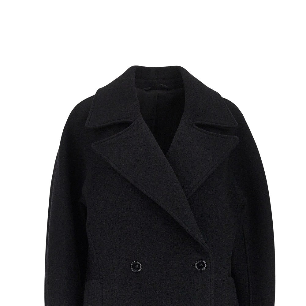 Wool blend Cocoon Fit peacoat