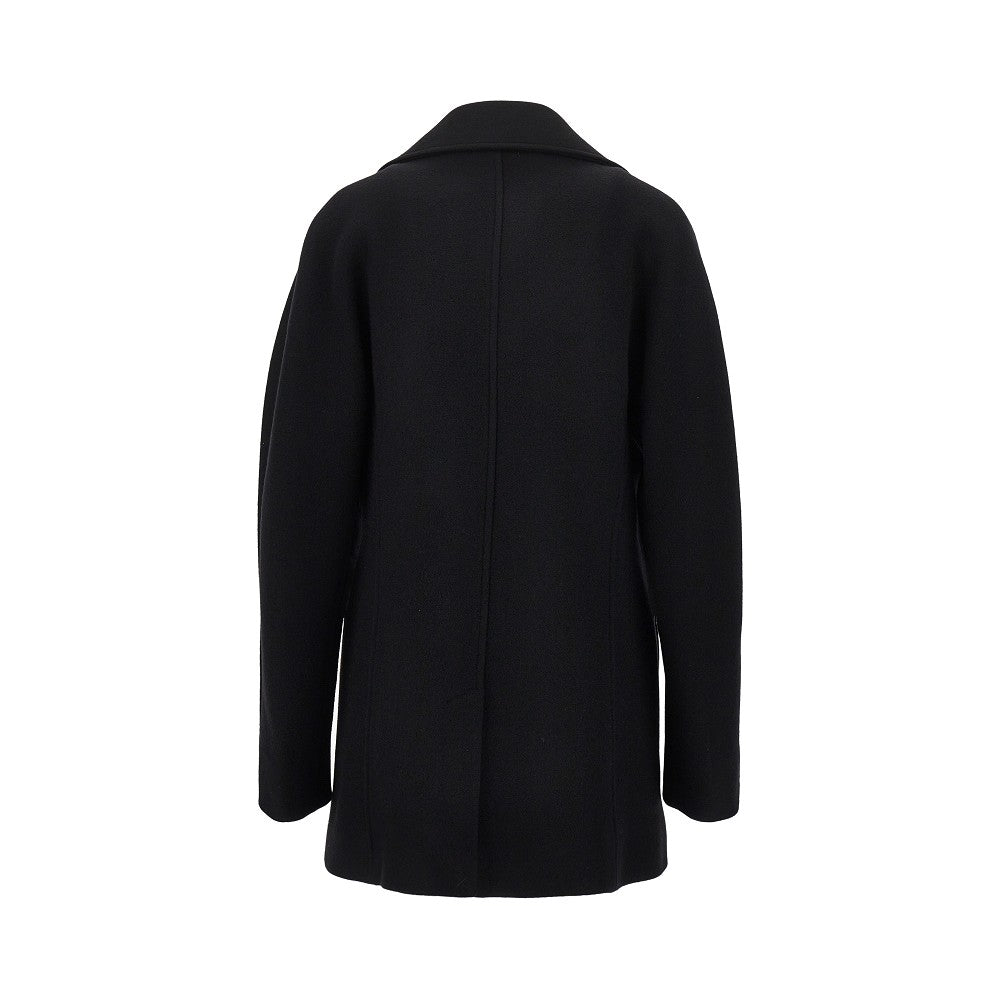 Wool blend Cocoon Fit peacoat
