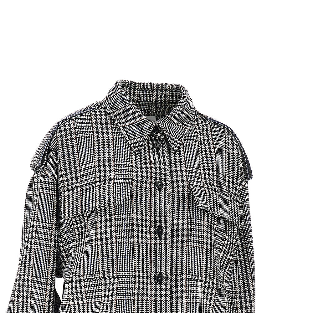 Prince of Wales wool overshirt