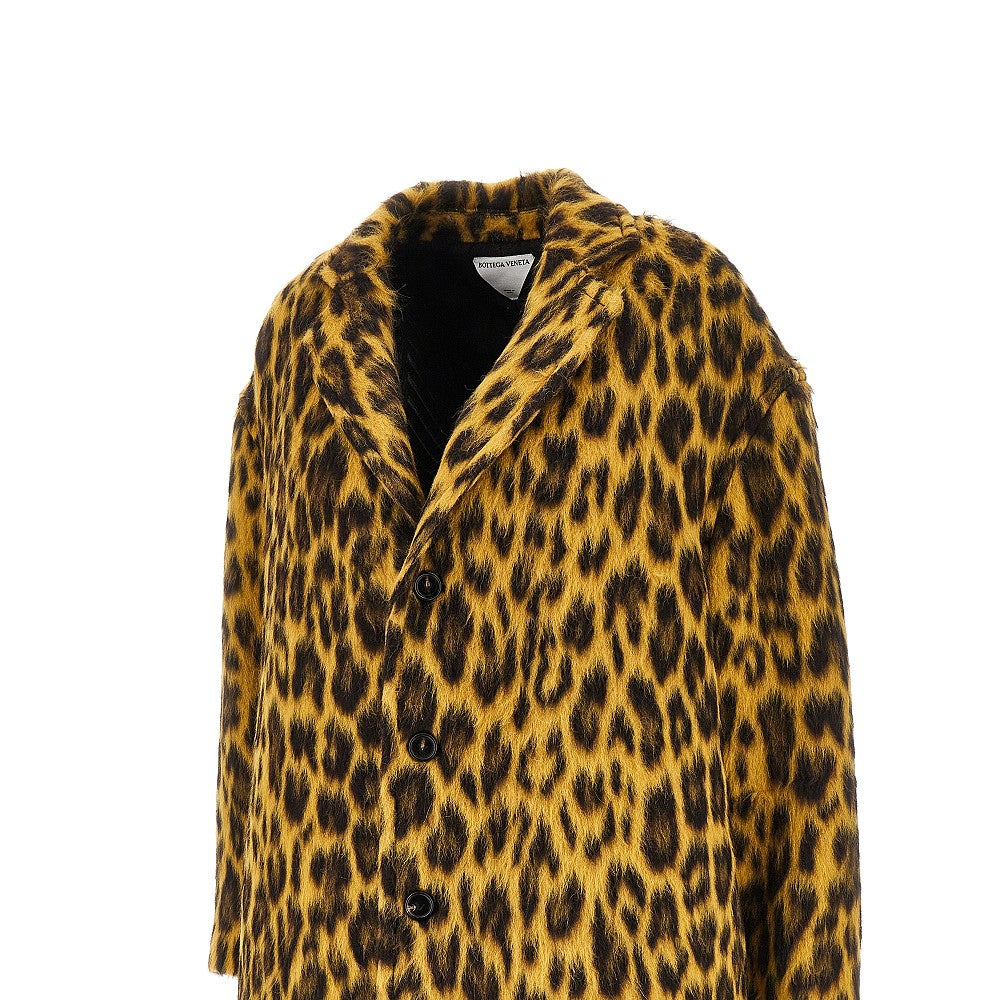 Cappotto in misto alpaca spazzolato