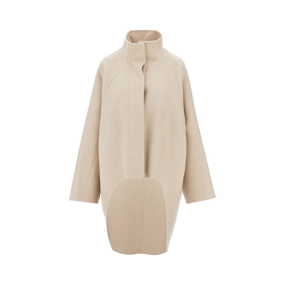 Cappotto asimmetrico in cachemire