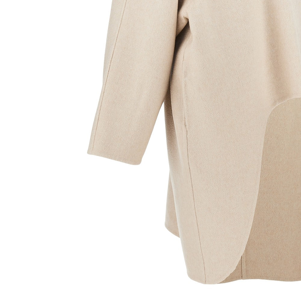 Cappotto asimmetrico in cachemire