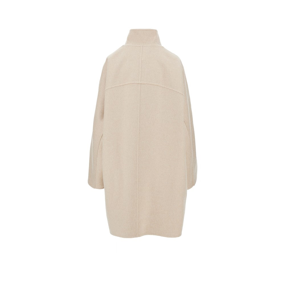 Cappotto asimmetrico in cachemire