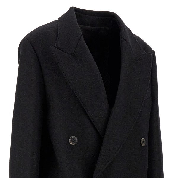 'Hadi' wool and cashmere long coat