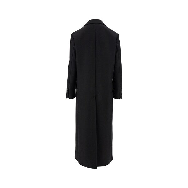 'Hadi' wool and cashmere long coat