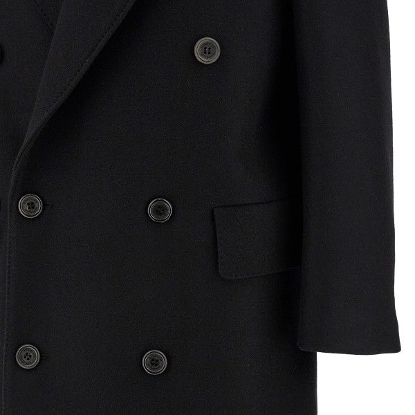 'Hadi' wool and cashmere long coat
