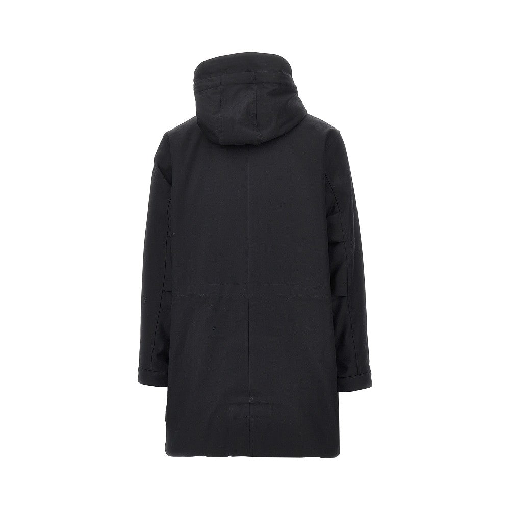 Parka in cotone con fodera in ecomontone
