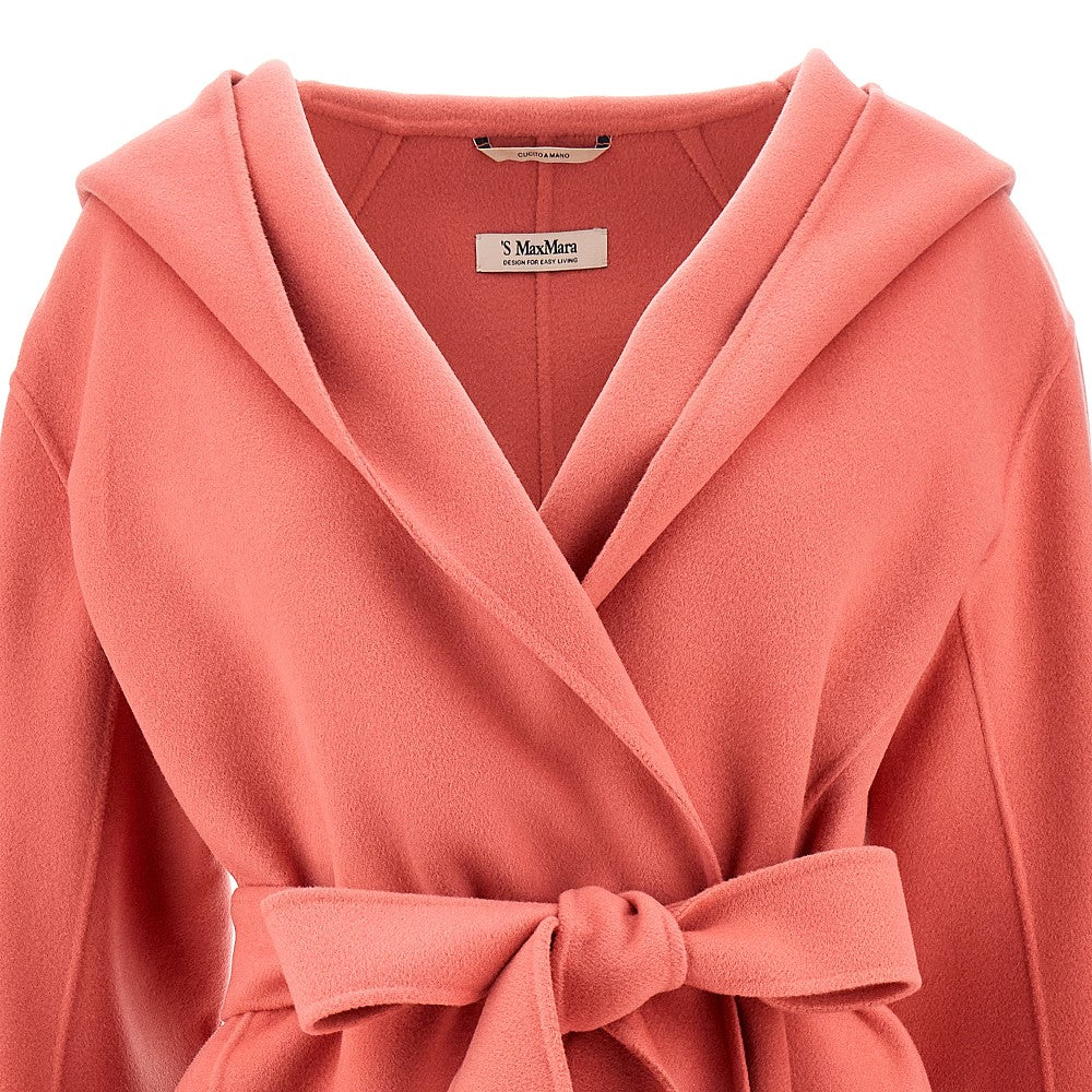 Cappotto a vestaglia con cappuccio