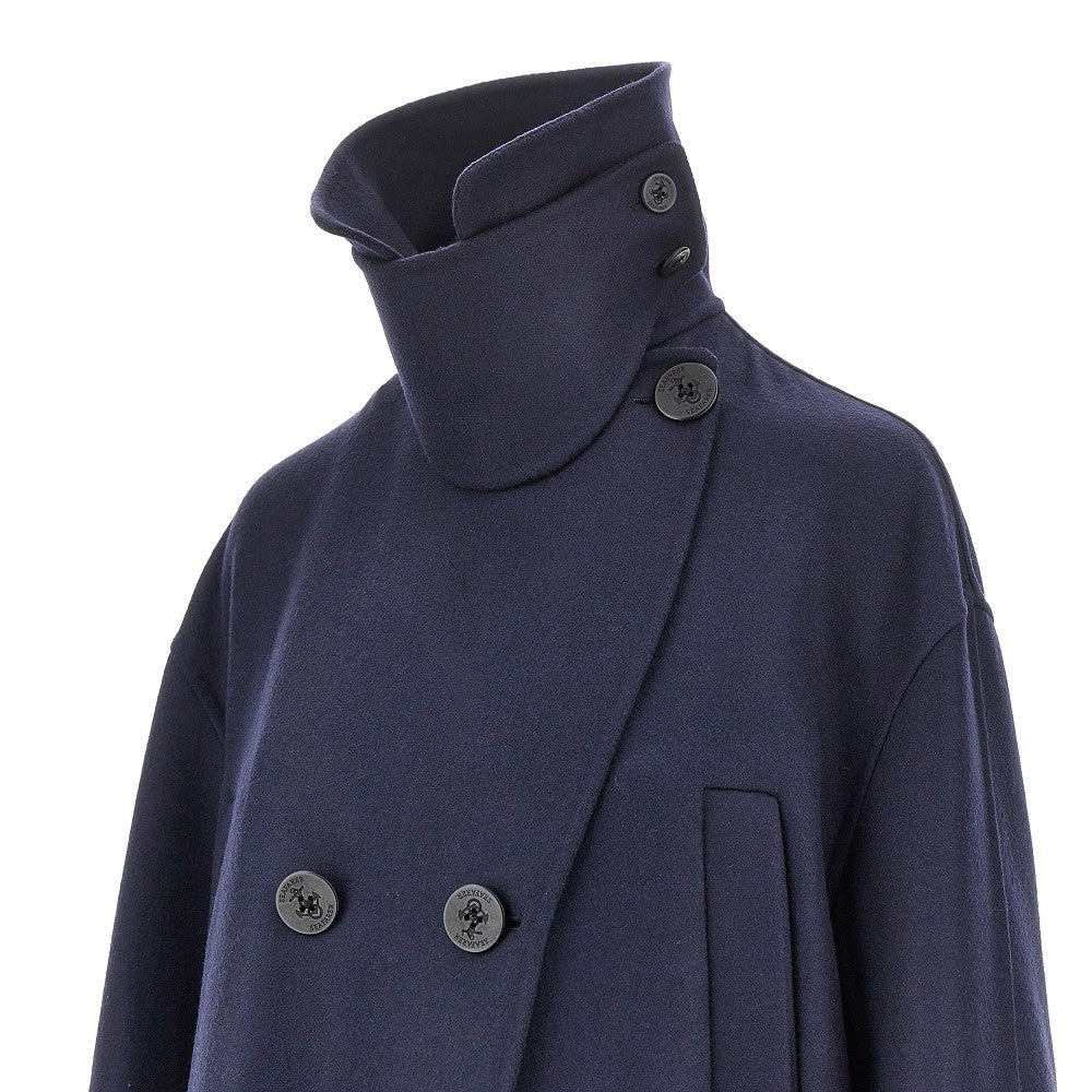 'Silence' double-breasted coat
