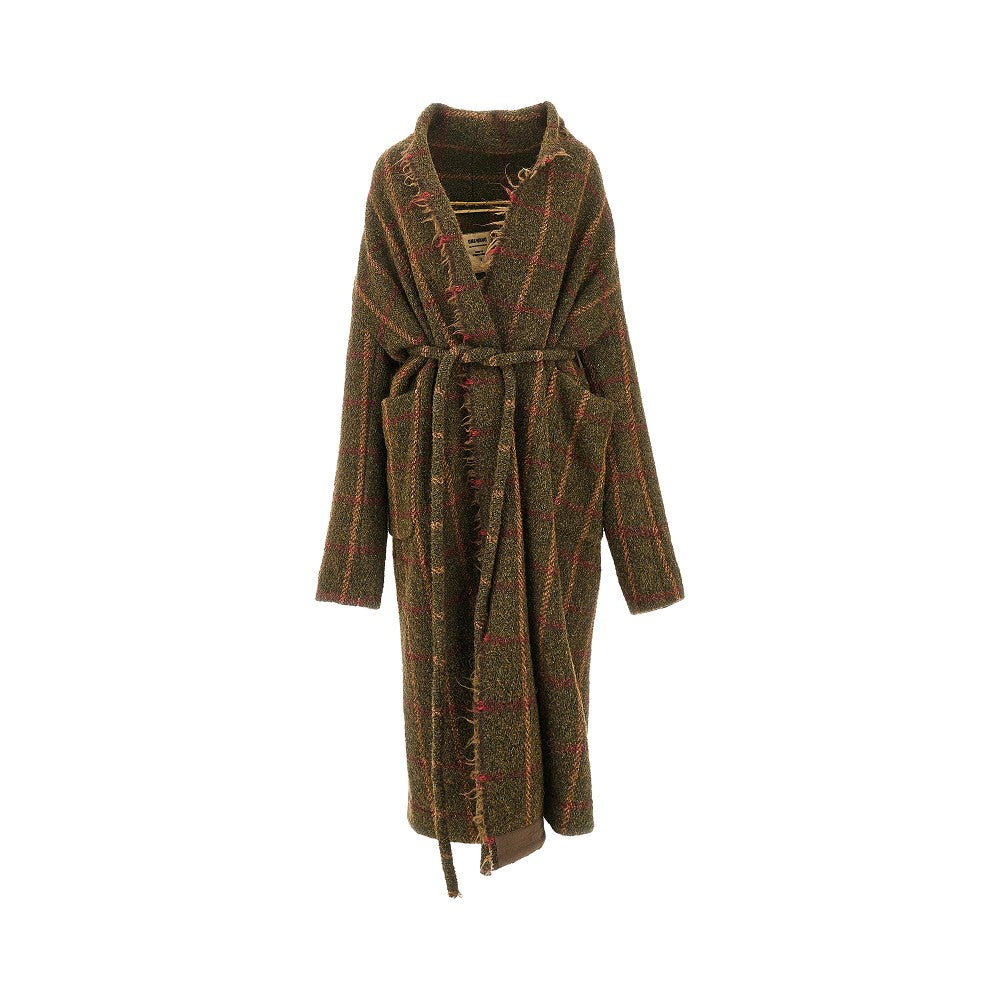 'Chidi' bouclé knit coat