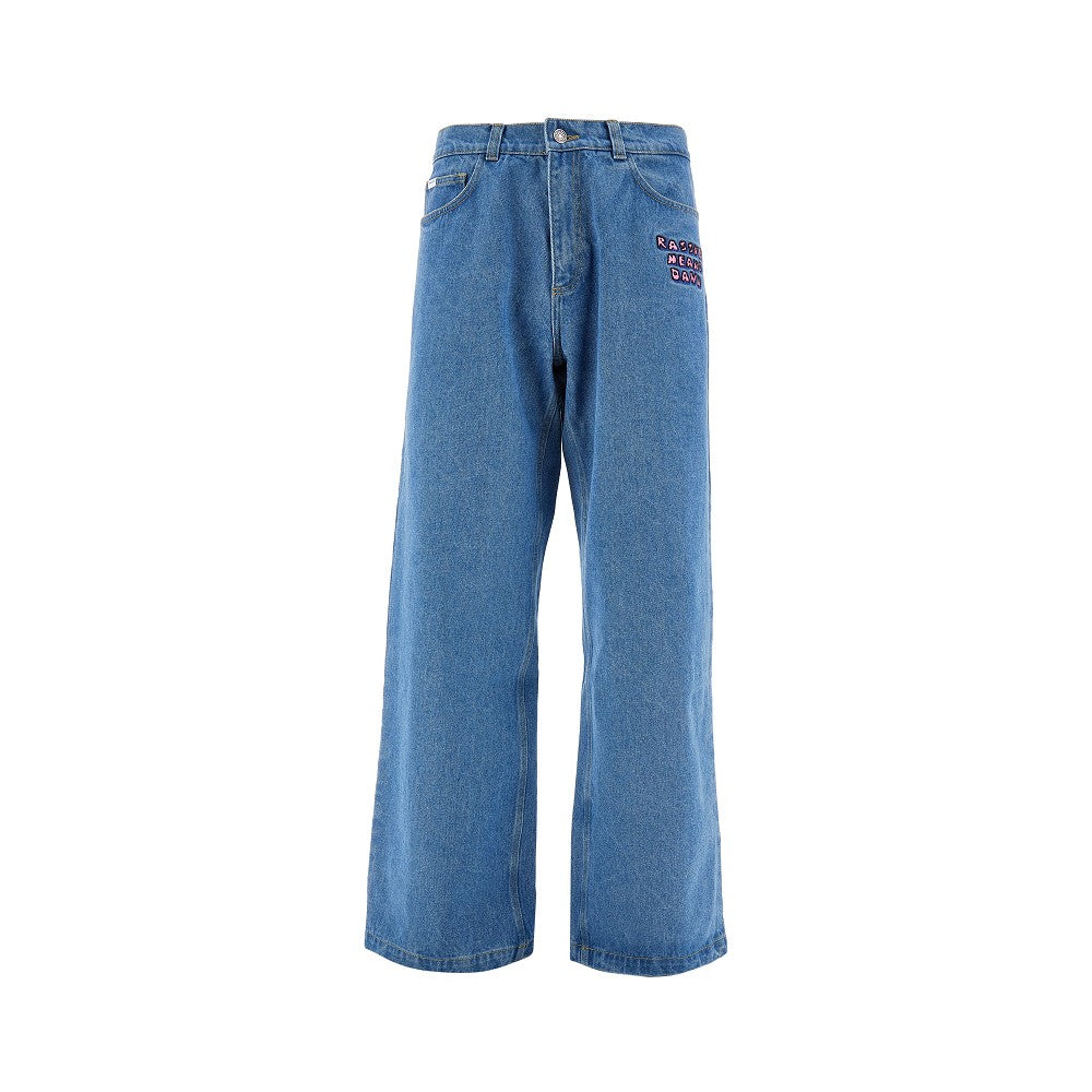 Jeans Loose Fit con dettaglio ricamato