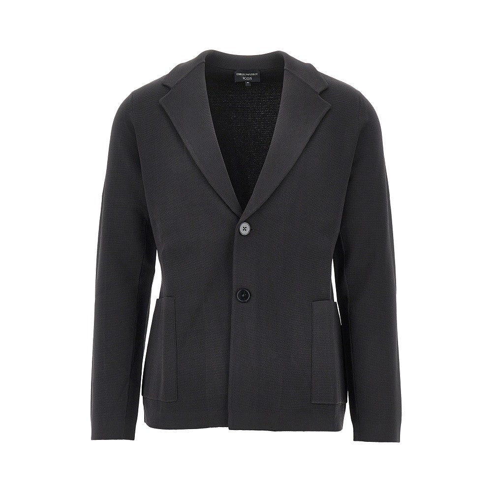 ICON ASV knitted single-breasted jacket