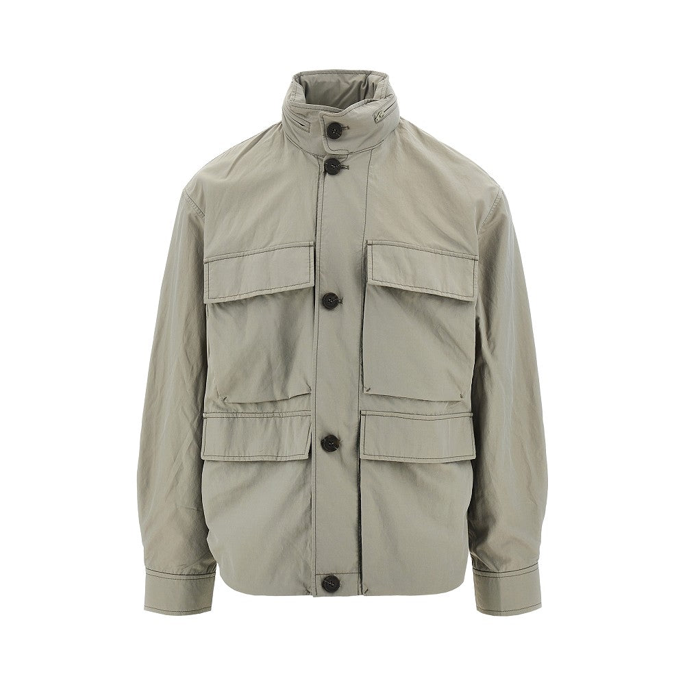 Blouson in nylon di misto seta