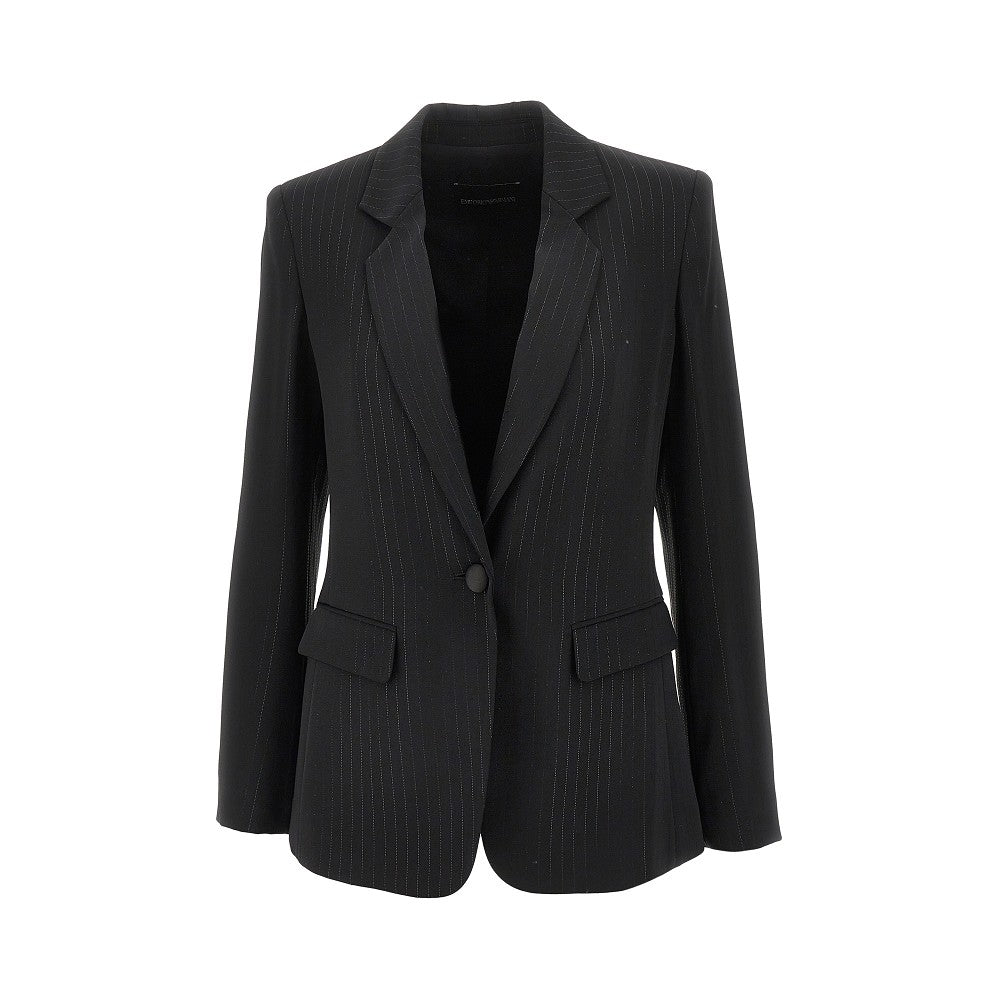Cady single-breasted jacket