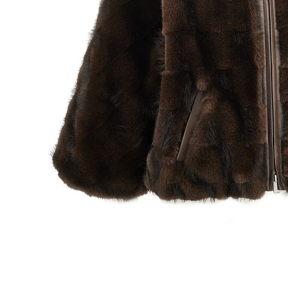 Blouson in pelliccia sintetica