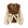Faux fur collar twill jacket