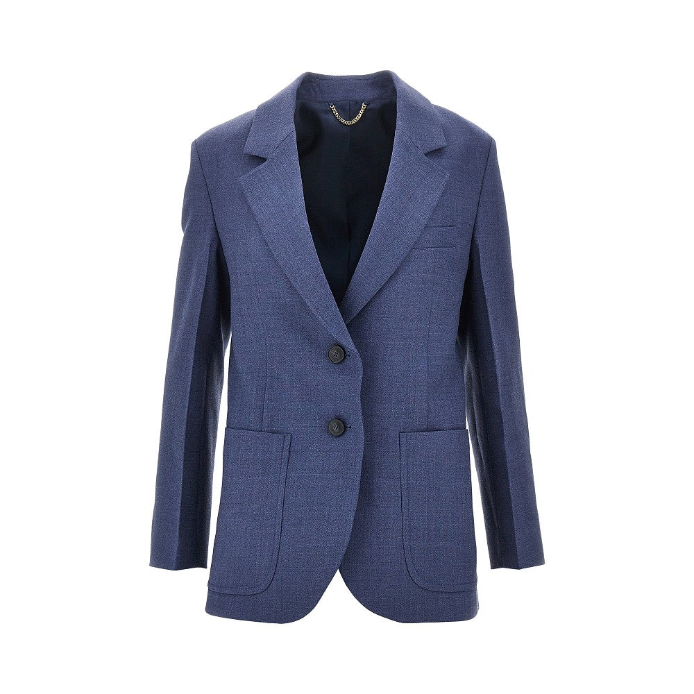 'Katherine' wool-blend single-breasted jacket