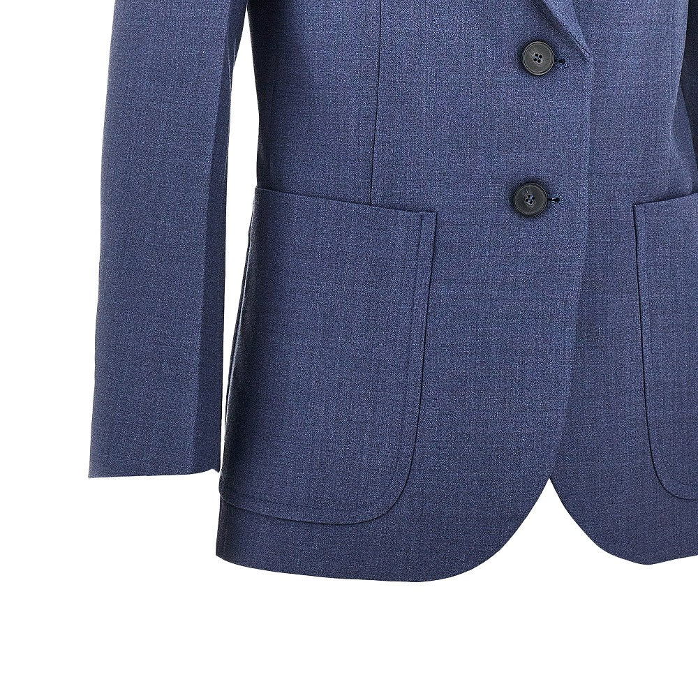 'Katherine' wool-blend single-breasted jacket