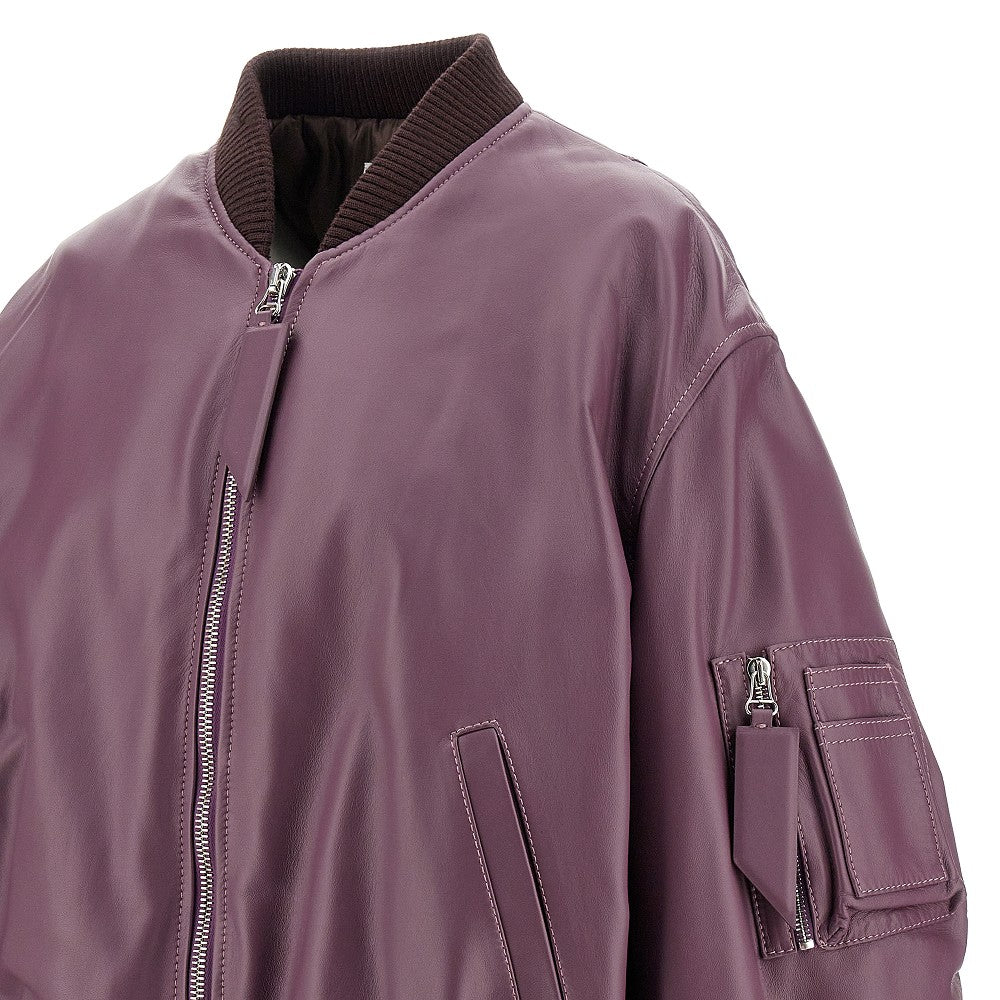Bomber in pelle &#39;Anja&#39;