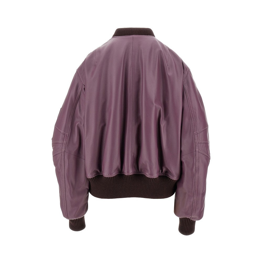 Bomber in pelle &#39;Anja&#39;