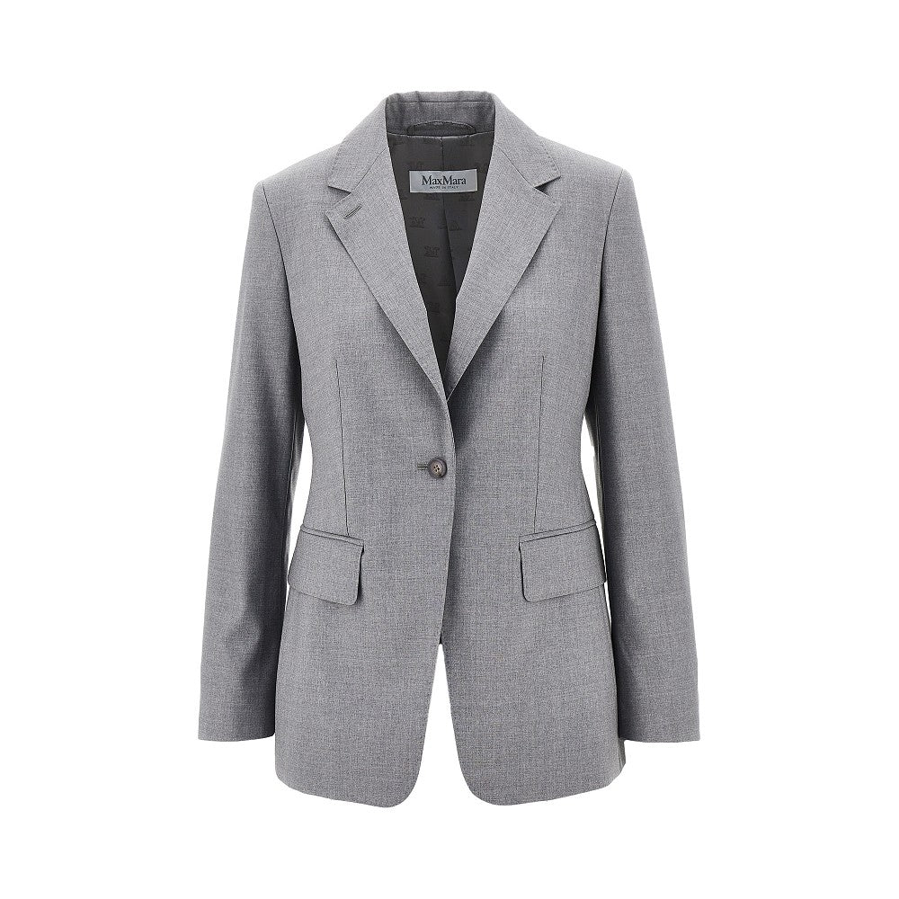 Blazer monopetto in lana