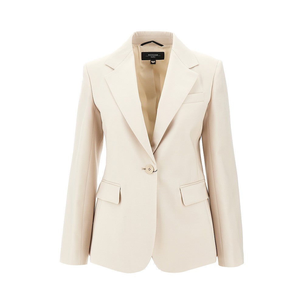 Blazer monopetto in lana